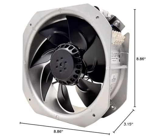 115V W2E200-HH86-01 0.58/0.70A 64/80W 22580 5uF Cabinet Cooling Fan 220VDB