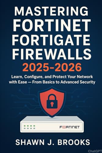 Mastering Fortinet FortiGate Firewalls 2025-2026: Learn, Configure, and Protect Your Network with Ease — From Basics to Advanced Security|B0FTSQ297F