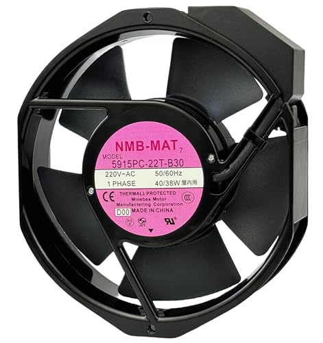 for 5915PC-22T-B30 220V Cooling Fan, 40W/38W 50/60Hz 172X150X38mm Inverter Cooling Fan Enclosure Power Fan 5915PC-22T-B30|B0DK964SCK