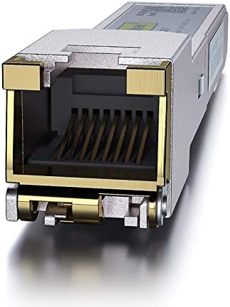 10Gtek 1.25/2.5/5/10G-T SFP+ to RJ45 CAT.6a Copper Module, Auto-Negotiation SFP+ to Ethernet Transceiver for HPP, HP Aruba, TP-Link TL-SM5310-T and More, up to 30-Meter|B0C1XJQ435