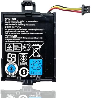 T40JJ Battery for Dell Perc Raid H710 H710P H730 H730p H810 H830 PowerEdge M620 R320 R420 R520 R620 R720 R820 T110 II T420 H132V 70K80 H132V|B0DY7T4ST5