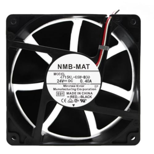 4715KL-05W-B30 12CM 24V 0.40A 12038 120X120X38MM 3-Wire Cooling Fan|B0D56PN22Q