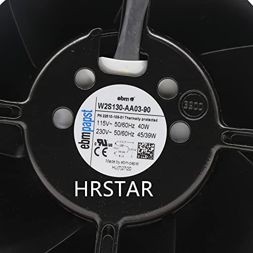 Original New Fan W2S130-AA03-90 115VAC/230VAC 0.26/0.62A 365m3/h 172 X150 X 55mm 2800min-1（r/min）Axial Fans|B07RWJ6D27