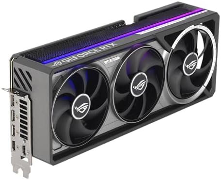 ASUS ROG Astral GeForce RTX™ 5080 OC Edition Gaming Graphics Card (PCIe® 5.0, 16GB GDDR7, HDMI®/DP 2.1, 3.8-Slot, 4-Fan Design, Axial-tech Fans, Patented Vapor Chamber, Phase-Change GPU Thermal pad