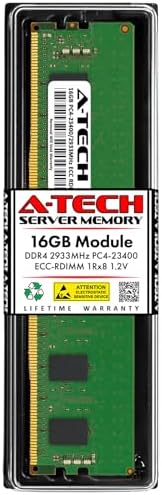 A-Tech 64GB Kit (2x32GB DDR4 2666MHz PC4-21300 ECC RDIMM 2Rx4 Dual Rank 1.2V ECC Registered DIMM 288-Pin Server & Workstation RAM Memory Upgrade Modules (A-Tech Enterprise Series