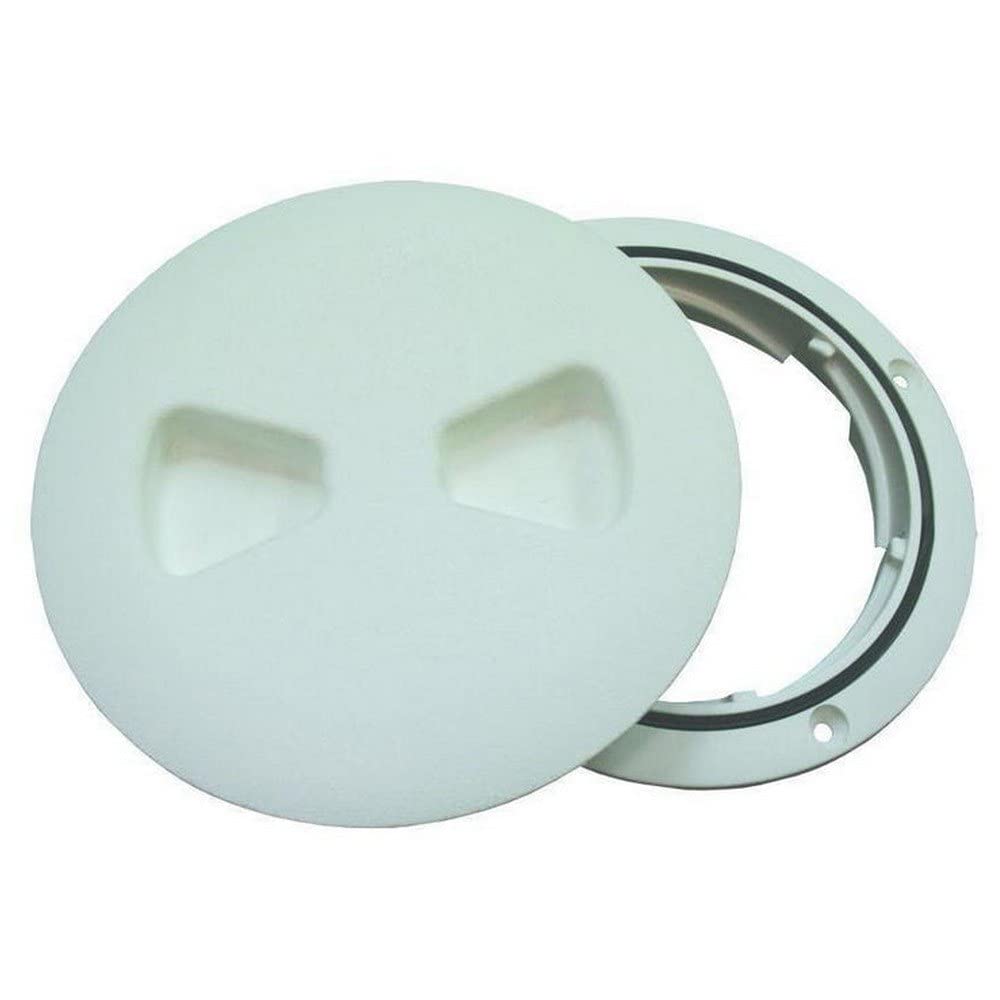 TH Marine DPSLP-6-2-DP T-H Marine Low Profile Twist-Out Deck Plate 6"
