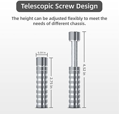 GPU Support Bracket, 2.75-4.52Inch GPU Sag Bracket with Non-Slip Sheet, GPU Holder for Prevent Graphics Card Sag (Black)|B0B2WCTGFV