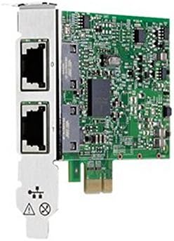 HP 332T - Network adapter - PCI Express 2.0 x1 low profile - Gigabit Ethernet x 2 - for ProLiant DL360e Gen8, DL385p Gen8, ML310e Gen8, ML350e Gen8, ML350p Gen8, SL270s Gen8|B00P9GJFM4