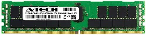 A-Tech 32GB RAM for Dell PowerEdge R430 | DDR4 2400MHz PC4-19200 ECC Registered RDIMM 2Rx4 Server Single Memory Upgrade Module (Replacement for SNPCPC7GC/32G, A8711888, CPC7G, 0CPC7G