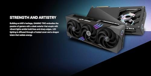 msi Gaming Trio GeForce 5090 OC 32GB GDDR7 GPU, 32GB GDDR7, PCI Express® Gen 5, Boost: 2482 MHz (Gaming & Silent Mode, Memory Bus, 512-bit. Bundle with Targus Dock Station and Backpack Alienware.