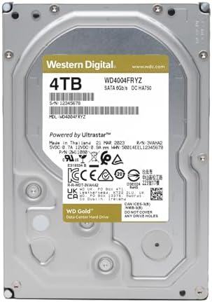 Western Digital 16TB WD Gold Enterprise Class Internal Hard Drive - 7200 RPM Class, SATA 6 Gb/s, 512 MB Cache, 3.5" - WD161KRYZ|B089S33PR3