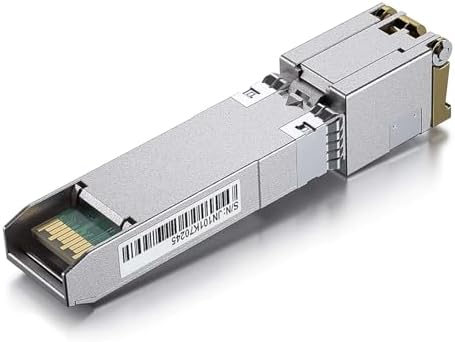 10GTEK 10GBase-SR SFP+ LC Transceiver, 10G 850nm Multimode SFP Module, up to 300 Meters, for Cisco SFP-10G-SR, Meraki MA-SFP-10GB-SR, Ubiquiti UniFi UF-MM-10G, Fortinet, TP-Link and More, Pack of 2|B08BP55663