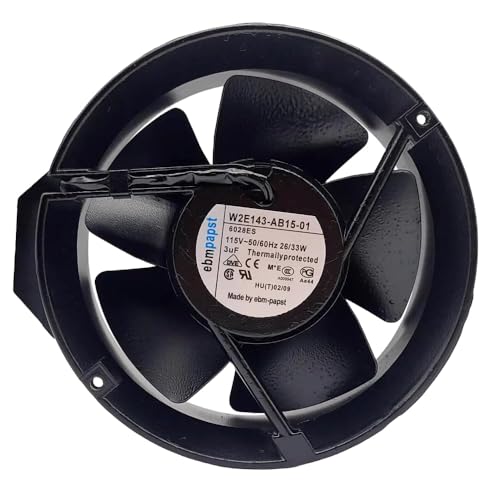 W2E143-AB15-01 6028ES 115V 26/33W 172×51mm All Metal Cooling Fan