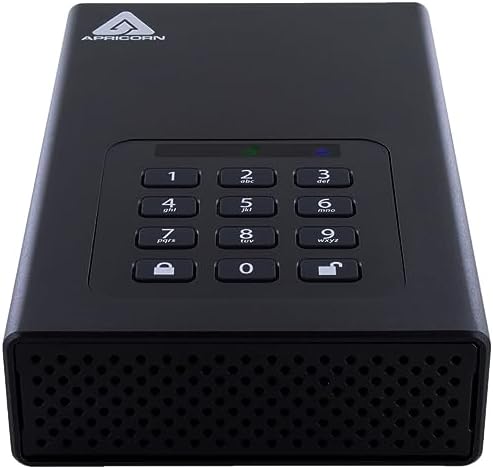 Apricorn 2TB Aegis Padlock DT 256-Bit Encrypted USB 3.0 Hard Drive (ADT-3PL256-2000)|B006U6LYMG