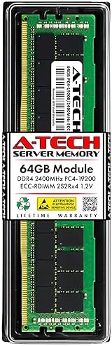 A-Tech 32GB Kit (2x16GB DDR4 3200MHz PC4-25600 ECC RDIMM 2Rx8 Dual Rank 1.2V ECC Registered DIMM 288-Pin Server & Workstation RAM Memory Upgrade Modules (A-Tech Enterprise Series