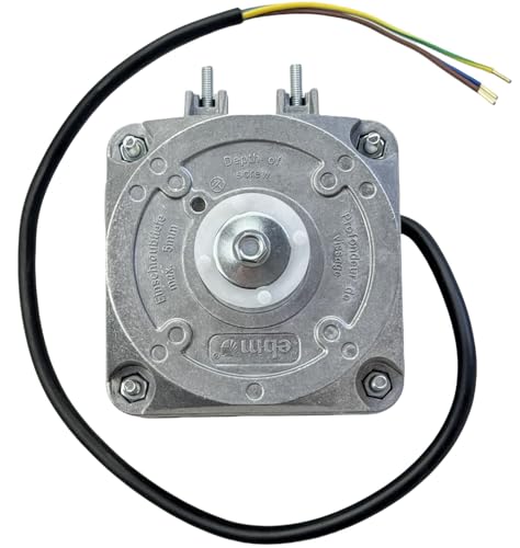 for ebm-papst M4Q045-CF07-04 Freezer Condenser Fan Motor, 115V AC Fan Motor Compatible with Qideyipe,0.80/0.74A 50Hz/60Hz 1550RPM, Refrigerator Cover Pole Motor M4Q045-CF07-04|B0DSQ2771F