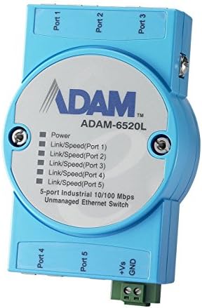 Advantech ADAM-6520L 5-port 10/100 Mbps Unmanaged Switch