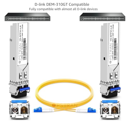 1000BASE-SX SFP Optical Transceiver Module Compatible with HPE Aruba J4858D J4858DCM JL745A Q8N53A ProCurve J4858C J4858B J4858A 850nm 550m DDM Duplex LC MMF 10pcs/Pack|B09MTS8WKP