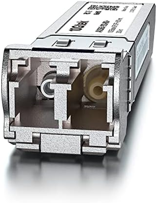 10GTEK 10GBase-SR SFP+ LC Transceiver, 10G 850nm Multimode SFP Module, up to 300 Meters, for Cisco SFP-10G-SR, Meraki MA-SFP-10GB-SR, Ubiquiti UniFi UF-MM-10G, Fortinet, TP-Link and More, Pack of 2|B08BP55663