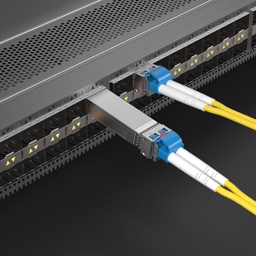 10Gtek 10GBase-SR SFP+ LC Transceiver, 10G 850nm Multimode SFP Module, up to 300 Meters, for Cisco SFP-10G-SR, Meraki MA-SFP-10GB-SR, Ubiquiti UniFi UF-MM-10G, Fortinet, Mikrotik and More, Pack of 10|B00ZCDDOPS