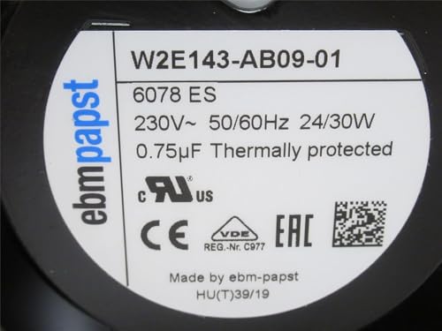 ebm-papst Inc. W2E143-AB09-01