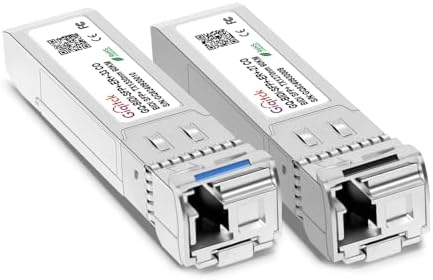 1 Pair 10GBASE-BX10-UD BiDi SFP+ Module, TX 1270nm/1330nm, RX 1330nm/1270nm, 10km DOM Simplex LC/UPC SMF Optical Transceiver Networking Mini Gbic for Dell GP-SFP-10GBX-U-10/ GP-SFP-10GBX-D-10|B0DQ7M94PL