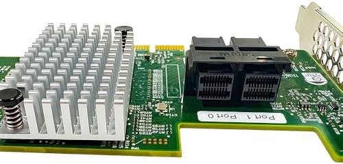 SAS HBA Card Compatible with LSI 9302-8i IT Mode PCIe SATA Expansion Card, 8-Port 12Gb/s PCIe 3.0 x8, SAS Expander Support, 2X SFF-8643 Internal, for ZFS TrueNAS unRAID NAS Home Lab HBA Controller