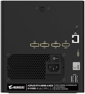 GIGABYTE AORUS RTX 5090 AI Box Graphics Card, WATERFORCE All-in-one Cooling System, Thunderbolt 5, USB-4, GV-N5090IXEB-32GD Video Card|B0FRV1FRBC