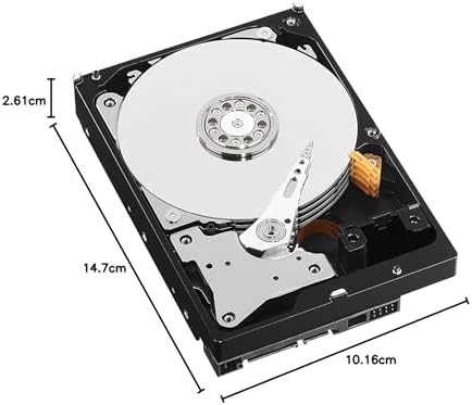 Western Digital 2TB WD NAS Internal Hard Drive HDD - 5400 RPM, SATA 6 Gb/s, SMR, 256MB Cache, 3.5" - WD20EFAX, Red|B07PGWXQCM