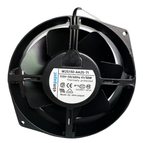 W2S130-AA25-71 172MM 115V 41/38W 17.2CM 17255 172X150X55MM 2-Wire Cooling Fan|B0G3QNM7WJ