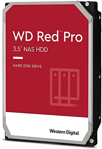 Western Digital 24TB WD Red Pro NAS Internal Hard Drive HDD - 7200 RPM, SATA 6 Gb/s, CMR, 512 MB Cache, 3.5" - WD240KFGX|B0D24TQK3Q