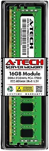 A-Tech 32GB Kit (2x16GB DDR4 3200MHz PC4-25600 ECC RDIMM 2Rx8 Dual Rank 1.2V ECC Registered DIMM 288-Pin Server & Workstation RAM Memory Upgrade Modules (A-Tech Enterprise Series