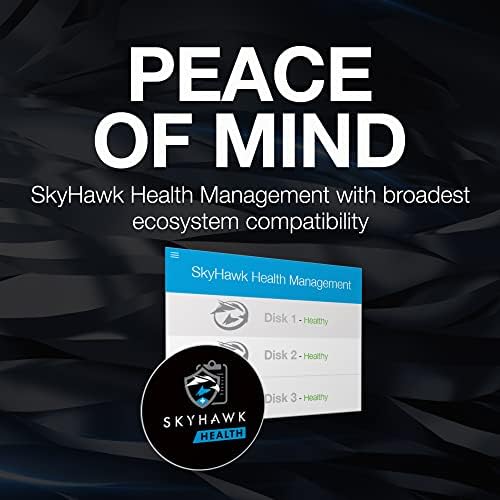 Seagate Skyhawk AI 16TB Video Internal Hard Drive HDD – 3.5 Inch SATA 6Gb/s 512MB Cache for DVR NVR Security Camera System with Drive Health Management and in-House Rescue Services (ST16000VE004)|B0DG3JB7G5