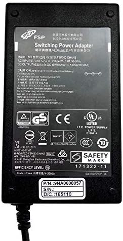 FSP Group 60W 12V 5A Power Adapter Replacement for FSP060-Diban2 (FSP060-DHAN3-R)|B07PPY2F36