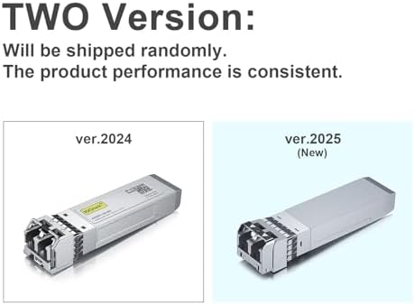 10Gtek 1000BASE-SX Gigabit SFP LC Multi-Mode Transceiver, Mini-GBIC Module for Cisco GLC-SX-MMD/GLC-SX-MM/SFP-GE-S, Ubiquiti UniFi UF-MM-1G, Meraki, Fortinet, TP-Link, 850nm, DDM, 550m, Pack of 2|B077SVS65C