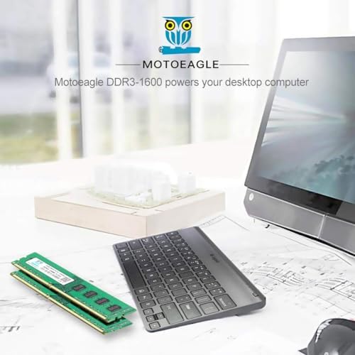 [32GB DDR3L RAM] DDR3L-1600 UDIMM 32GB Kit (4x8GB) 2Rx8 PC3L-12800U 8GB PC3-12800 DDR3-1600MHz 240 Pin DIMM Non ECC Unbuffered 1.35V/1.5V CL11 Dual Rank Desktop Memory Ram