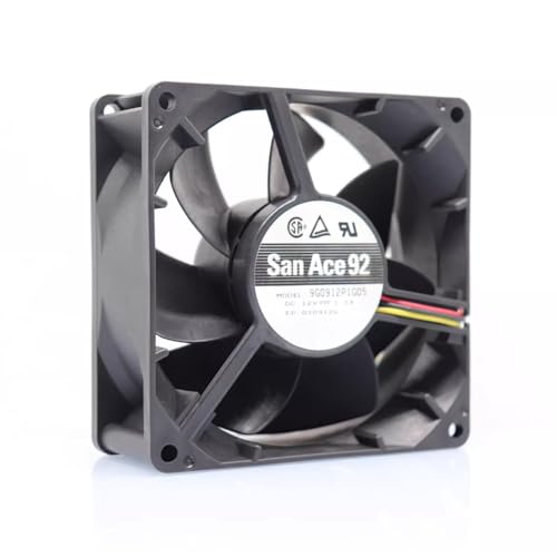DC12V 1.1A 4-wire 92x92x38mm 92mm Temperature Control Cooling Fan 9G0912P1G05|B0D9Y96G2V