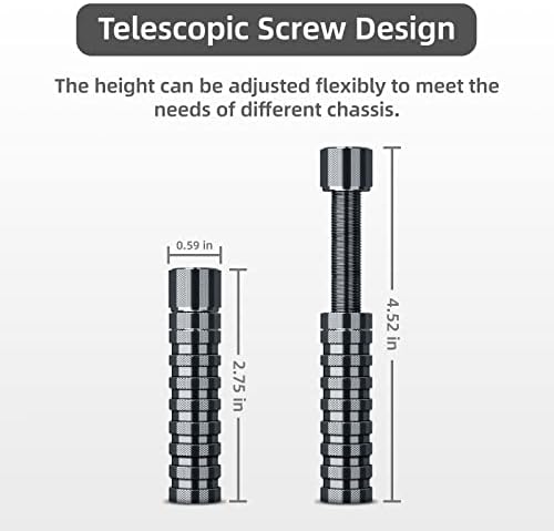 GPU Support Bracket, 2.75-4.52Inch GPU Sag Bracket with Non-Slip Sheet, GPU Holder for Prevent Graphics Card Sag (Black)|B0B2WCTGFV