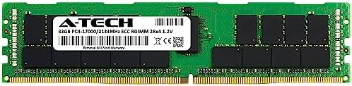 A-Tech 64GB Kit (2x32GB DDR4 3200MHz PC4-25600 ECC RDIMM 2Rx4 Dual Rank 1.2V ECC Registered DIMM 288-Pin Server & Workstation RAM Memory Upgrade Modules (A-Tech Enterprise Series
