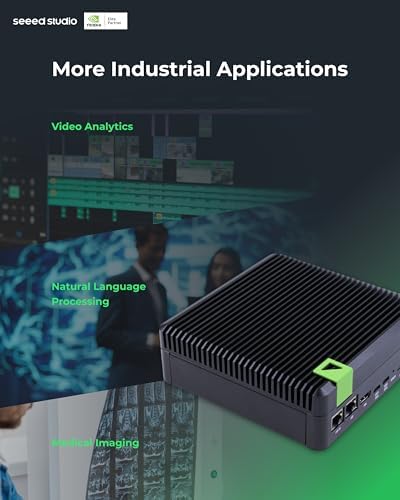 reComputer J4011-Edge AI Device with NVIDIA Jetson Orin™ NX 8GB Module, 4xUSB 3.2, M.2 Key E & Key M Slot, Aluminum case, Pre-Installed Jetpack System with NVIDIA Jetpack™ on 128GB NVMe SSD|B0D9XXD35V