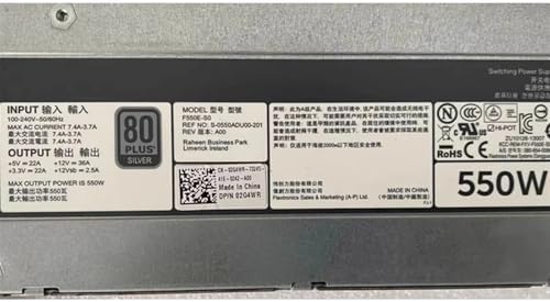 096R8Y 02G4WR For R520 T420 550W Power Supply 96R8Y CN-096R8Y 2G4WR CN-02G4WR DH550E-S1 DPS-550PB F550E-S0