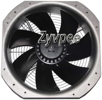 Zyvpee® 280x280x80mm W2E250-HJ52-06 28cm 230V 50/60Hz 0.6/0.88A 135W/200W 2650/2960cfm 4uF 400VDB M2E068-DF SK3327 107 AC Cabinet Fan|B087FFKC1Q