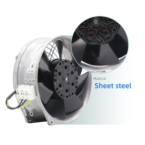 W2S130-AA03-71 Axial Fan for ebM Papst - W2S130AA0371 230VAC 2800RPM 130mm Cooling Fan with Guard Grille for Rittal Cabinet