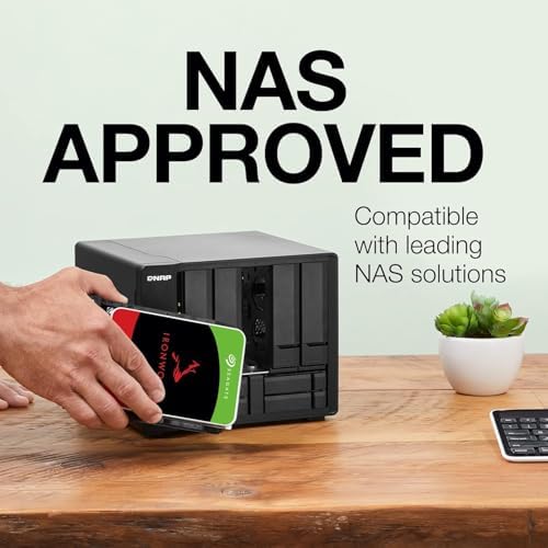 Seagate IronWolf 12TB NAS Internal Hard Drive HDD – CMR 3.5 Inch SATA 6Gb/s 7200 RPM 256MB Cache for RAID Network Attached Storage (ST12000VNZ008/ST12000VN0008)|B084ZTSMWF