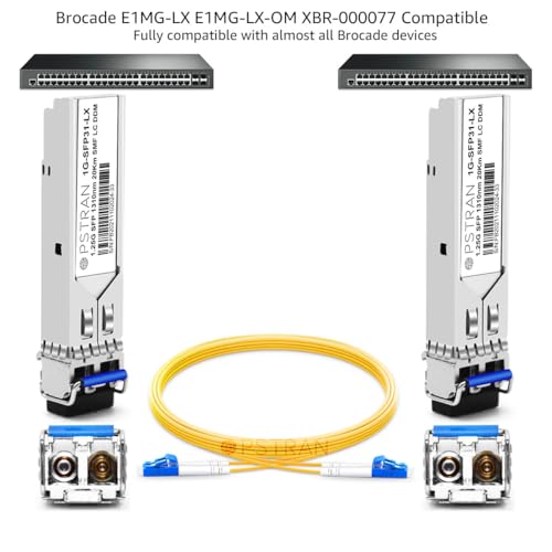 1000BASE-SX SFP Optical Transceiver Module Compatible with HPE Aruba J4858D J4858DCM JL745A Q8N53A ProCurve J4858C J4858B J4858A 850nm 550m DDM Duplex LC MMF 10pcs/Pack|B09MTS8WKP