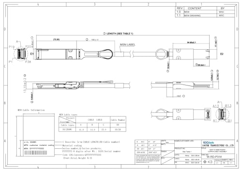 QSFP (SFF-8436) to SFF-8088 DDR Hybrid Mini SAS Cable, External Copper SAS Cable for NetApp DS4243 DS4246 DS2246, 100-Ohm, 2-m(6.6ft)|B07Y52D29W