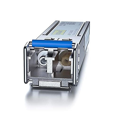 10Gtek 1.25G SFP Transceiver 1000Base-LX, 1310nm SMF SingleMode Fiber Optic Module, up to 10 km, for Cisco GLC-LH-SMD, Meraki MA-SFP-1GB-LX10, Ubiquiti UniFi, Fortinet, Mikrotik, TP-Link, Pack of 2|B08BP6MX14