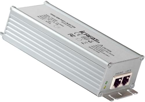 Gigabit POE Injector Adapter, IEEE 802.3af Compliant, 10/100/1000Mbps RJ45, up to 328 ft, Compatible with TL-POE150S, TPE-113GI|B09BFBM6PQ