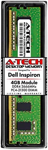 A-Tech 16GB RAM for Dell Inspiron 3470, 3471, 3670, 3671, 5680 | DDR4 2666MHz DIMM PC4-21300 288-Pin Non-ECC UDIMM Desktop Memory Upgrade Module