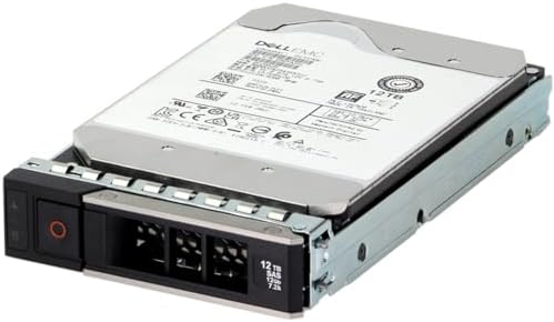 Dell 12TB 7.2K 12Gbps NL SAS 3.5 HDD 512e (9HXK6 (Renewed